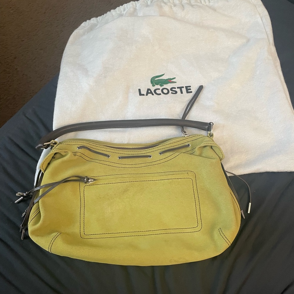 Green Lacoste Purse